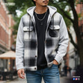 Premium Shacket - Black Ombre Plaid