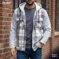 Premium Shacket - Grey White Plaid