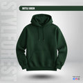 Premium Solid Hoodie - Bottle Green